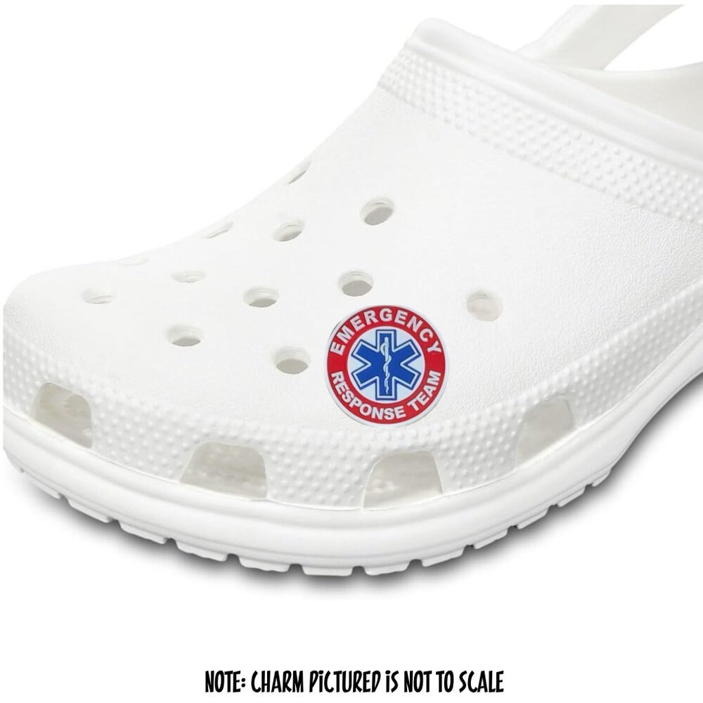 Emergency Response Team Croc Charm Medical First Responder